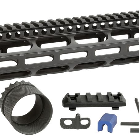 Midwest Industries MICRL30815  Combat Handguard AR-308/LR-308 Black Hardcoat Anodized 15" 6061-T6 Aluminum