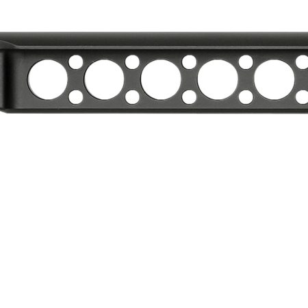 Midwest Industries MISTAPSFLWS Buttstock with Folding Adaptor  Black Steel with Minimalistic Butt Plate
