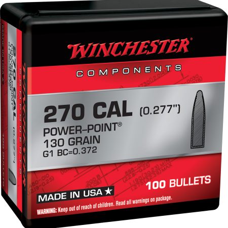 Winchester Ammo WB270P130X Centerfire Rifle 270Win 130gr Power Point 100 Per Box/10 Case