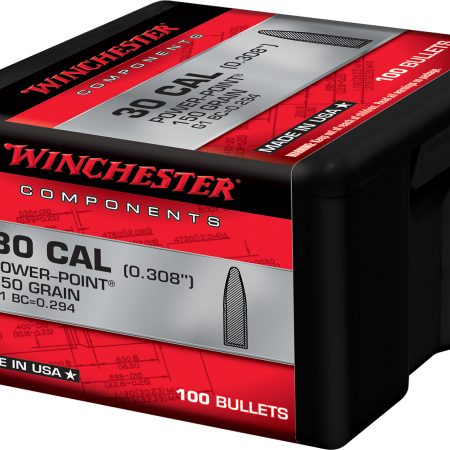 Winchester Ammo WB30PP150X Centerfire Rifle 30Cal 150gr Power Point 100 Per Box/10 Case