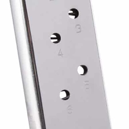 Mec-Gar MGCO4506N 1911 6rd 45 ACP Fits 1911 Officer Nickel Carbon Steel