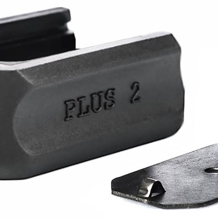 Mec-Gar F42099SET Plus-2 Adapter Set Black Aluminum/polymer, Fits Mec-Gar Optimum Flush Magazines