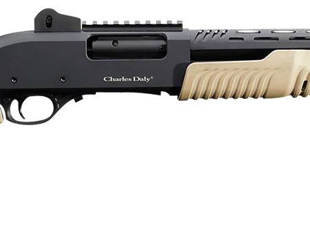 Charles Daly 930279 301  12 Gauge 3" 5+1 18.50" Barrel w/Heat Shield, Black Metal Finish,  Synthetic Flat Dark Earth Fixed Pistol Grip Stock & Forend, Auto Ejection, Includes 3 Choke Tubes