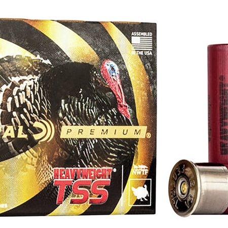 Federal PTSSX193F9 Premium Turkey Heavyweight TSS 12Gauge 3" 1 3/4oz 9Shot 5 Per Box/50 Case