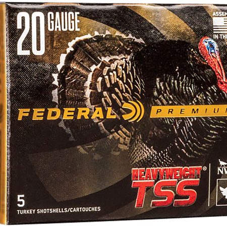 Federal PTSSX257F9 Premium Turkey Heavyweight TSS 20Gauge 2.75" 1 1/8oz 9Shot 5 Per Box/50 Case