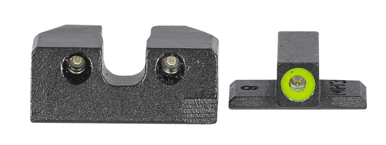 Meprolight USA 401103111 Hyper-Bright Green Tritium Green Outline Front Sight-Green Tritium Black Outline Rear Sig Sauer P-Series