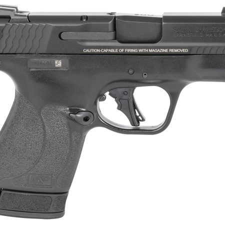 Smith & Wesson 13250 M&P Shield Plus Micro-Compact 9mm Luger 10+1/13+1, 3.10" Black Stainless Steel Barrel, Matte Black Armonite Serrated Slide, Matte Black Polymer Frame, No Thumb Safety