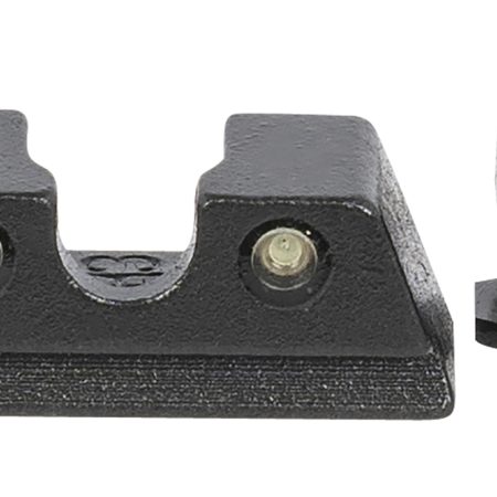 Meprolight USA 402203121 Hyper-Bright  Green Tritium Yellow Outline Front Sight-Green Tritium Black Outline Rear Sight Glock 42/43