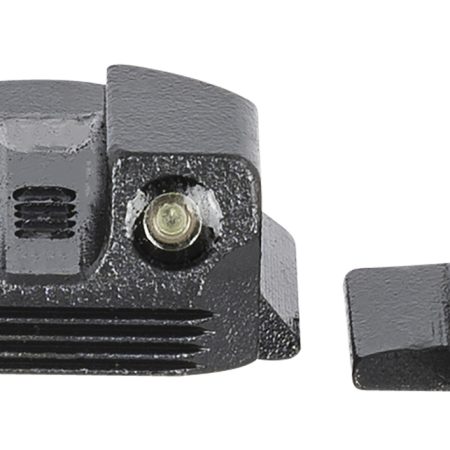 Meprolight USA 412293121 Hyper-Bright  Green/Tritium, Black Frame Fits Kimber 1911 Micro/Micro 9, Post Mount