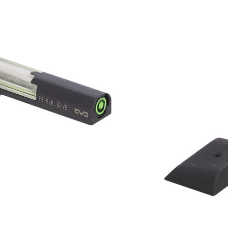 Meprolight USA 632213108 FT Bullseye Front Sight Green/Tritium/Fiber Optic Black Frame, Fits Smith & Wesson M&P Shield, Dovetail Mount