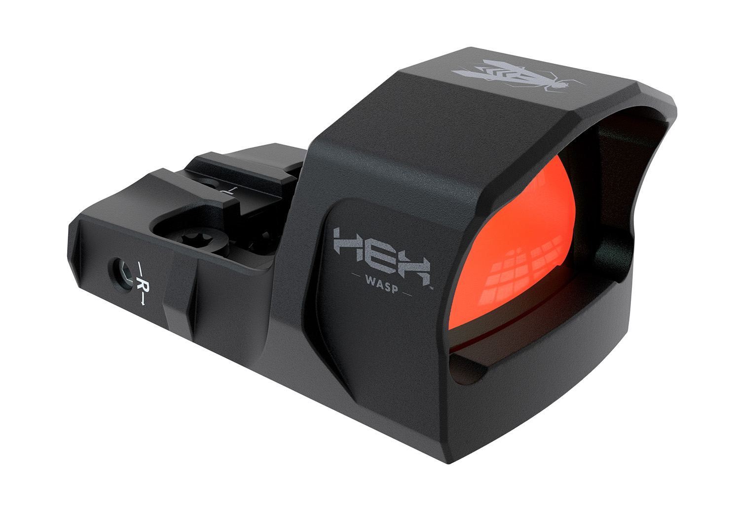 HEX Optics GE5077MICRET Hex Wasp Black Anodized 3.5 MOA Red Dot