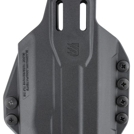 Blackhawk 416302BK Stache  IWB Size 02 Black Polymer Belt Clip Compatible w/Glock 19/23/32/45  Belt 1.50" Wide Ambidextrous