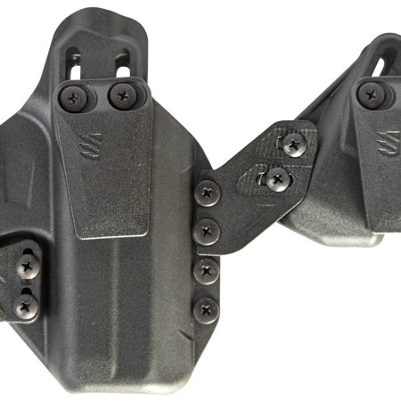 Blackhawk 416176BK Stache Premium Kit IWB Size 76 Black Polymer Belt Clip Compatible w/Glock 48 Ambidextrous