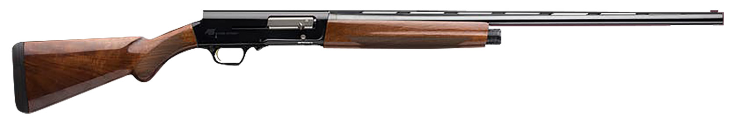 Browning 0119015004 A5 Lightning Sweet Sixteen 16 Gauge 28" Barrel 2.75" 4+1, Gloss Black Barrel & Anodized Receiver, Gloss Turkish Walnut Lightening Style Round Grip Stock