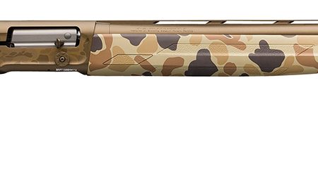 Browning 0119072005 A5 Wicked Wing 12 Gauge 26" 4+1 3.5" Burnt Bronze Cerakote Vintage Tan Camo Fixed Textured Grip Panels Stock Right Hand (Full Size) Includes Banded Invector-DS Extended Chokes