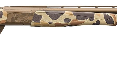 Browning 018725304 Cynergy Wicked Wing 12 Gauge with 28" Barrel, 3.5" Chamber, 2rd Capacity, Burnt Bronze Cerakote Metal Finish & Vintage Tan Camo with Adjustable Comb Stock Right Hand (Full Size)