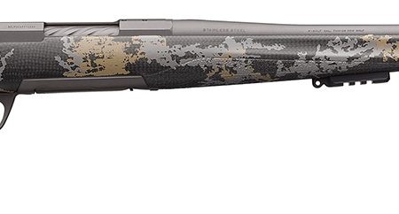 Browning 035540299 X-Bolt Mountain Pro 6.8 Western 3+1 24" MB Fluted Tungsten Gray Cerakote Accent Graphic Black Carbon Fiber Stock Right Hand (Full Size)