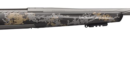 Browning 035541299 X-Bolt Mountain Pro Long Range 6.8 Western 3+1 26" MB Fluted Tungsten Gray Cerakote Accent Graphic Black Carbon Fiber Stock Right Hand (Full Size)