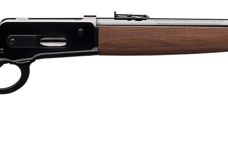Winchester Repeating Arms 534281142 Model 1886 Saddle Ring Carbine 45-70 Gov 7+1 22" Polished Blued Round Barrel, Drilled & Tapped Steel Receiver, Grade I Oil Walnut Straight Grip Stock