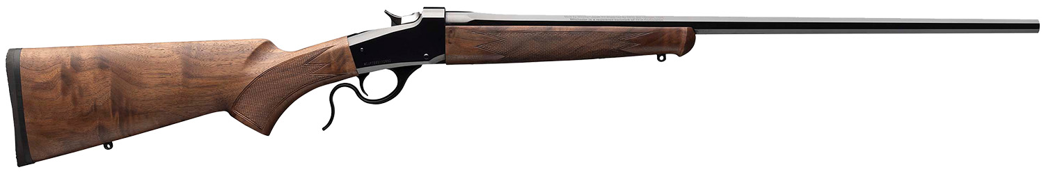 Winchester Repeating Arms 534293208 Model 1885 Low Wall Hunter Full Size 223 Rem 1rd 24" Polished Blued Octagon Barrel, Drilled & Tapped Steel Receiver, Grade III/IV Walnut Fixed w/Pistol Grip Stock