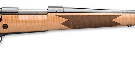 Winchester Repeating Arms 535218299 Model 70 Super Grade 6.8 Western Caliber with 3+1 Capacity, 24" Barrel, Polished Blued Metal Finish, Gloss AAA Maple Stock & No Sights Right Hand (Full Size)
