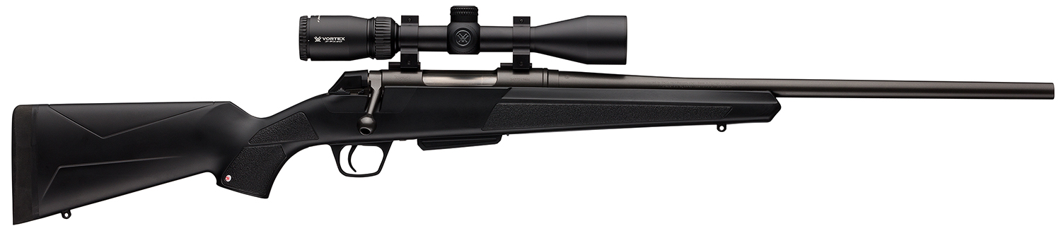 Winchester Guns 535737220 XPR Compact Scope Combo 308 Win 3+1 20" Black Perma-Cote Matte Black Synthetic Stock Right Hand (Full Size) Vortex Crossfire II 3-9x40mm No Sights