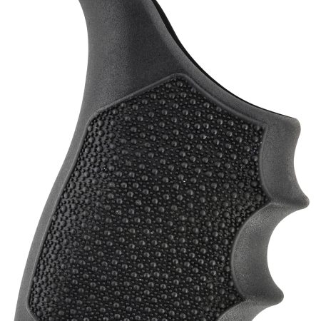 Hogue 18210 HandAll Beavertail Grip Sleeve made of Polymer with Black Finish, Cobblestone Texture & Finger Grooves for Glock 43X, 48