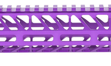 Timber Creek Outdoors ME15HGPPA Enforcer 15 Inch Hand Guard M-LOK  Purple Anodized