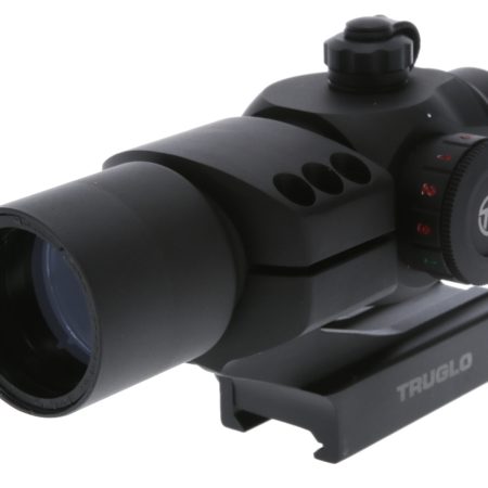 TruGlo TG-TG8230RB Triton Black Anodized 1x 30mm 3 MOA Illuminated Tri-Color Center Dot Reticle