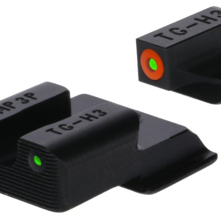 TruGlo TG231MP4C Tritium Pro  Black | Green Tritium Orange Outline Front Sight Green Tritium Rear Sight