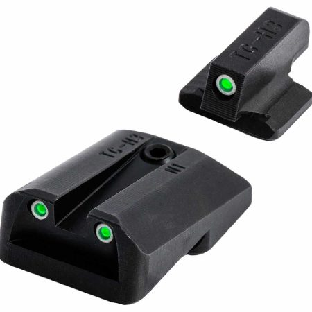 TruGlo TGTG231N4 Tritium Black | Green Tritium Front Sight Green Tritium Rear Sight