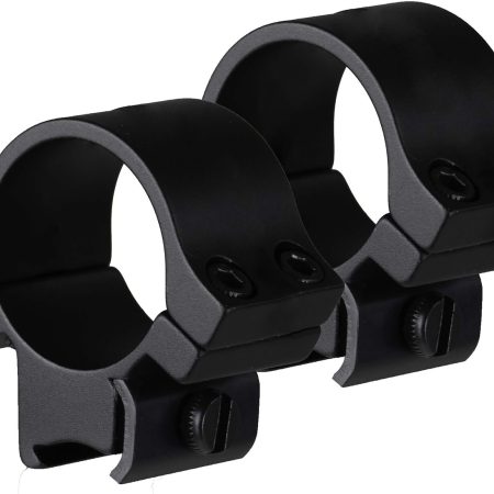 TruGlo TGTG8961B3 Lightweight Scope Rings  Matte Black 1" Medium 4 Screws (2 Per Side)
