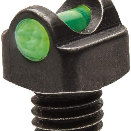 TruGlo TGTG954DG StarBrite Deluxe Bead  Black | Green Fiber Optic Front Sight 2.6mm Threads