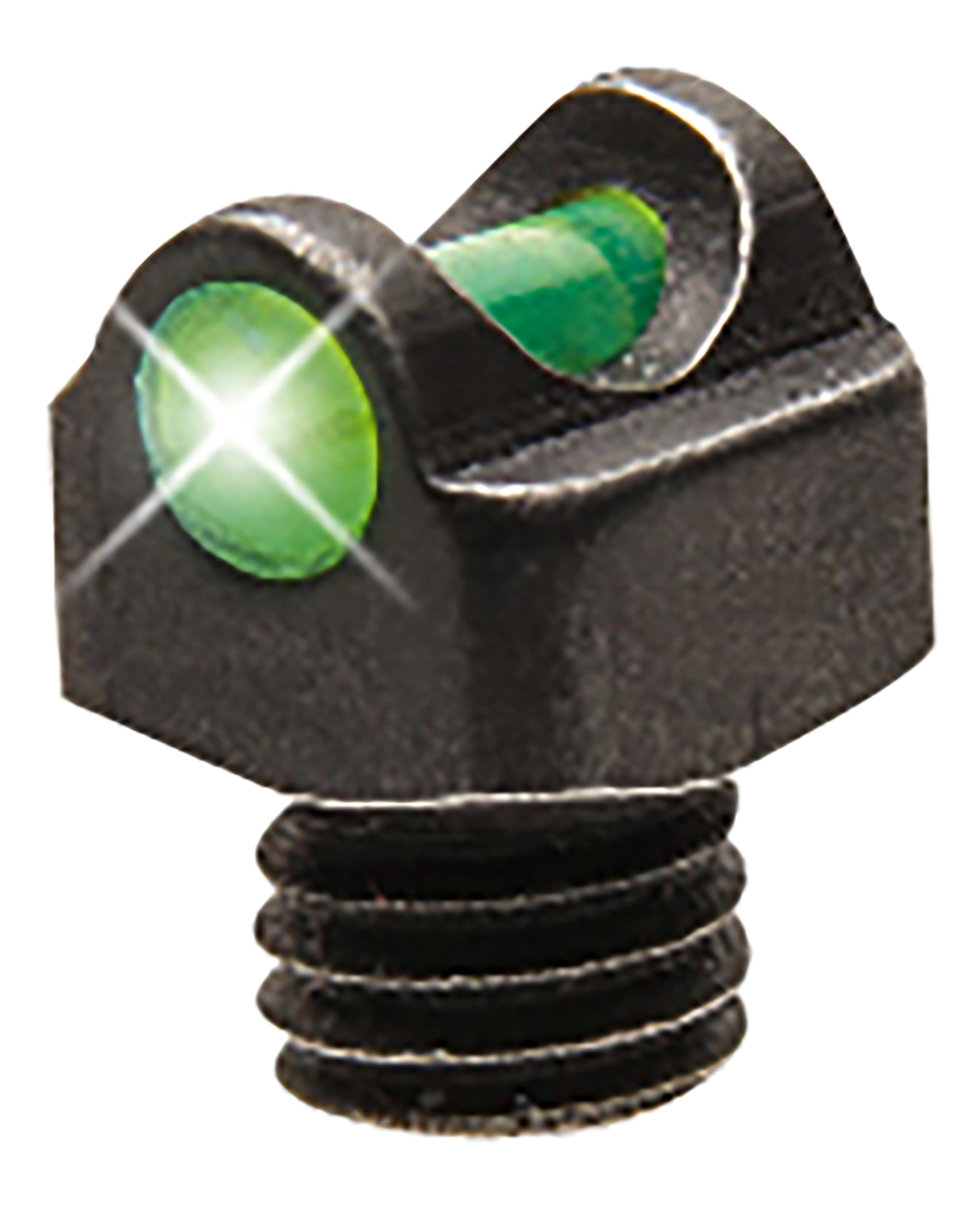 TruGlo TGTG954EG StarBrite Deluxe Bead Black | Green Fiber Optic Front Sight 3mm Threads
