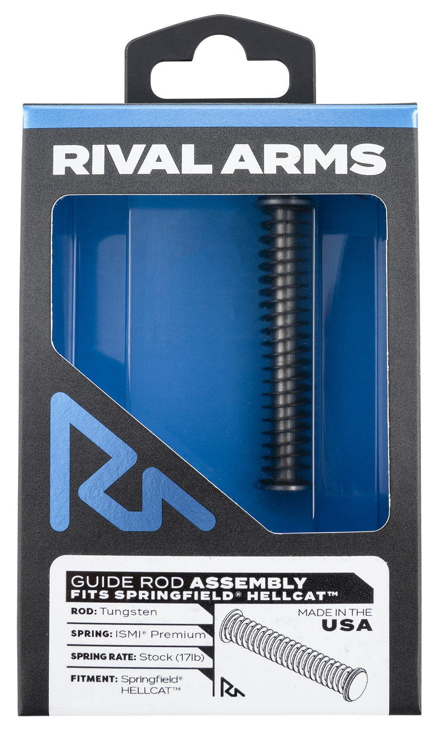 Rival Arms RARA50A201T Guide Rod Assembly Tungsten for Springfield Hellcat