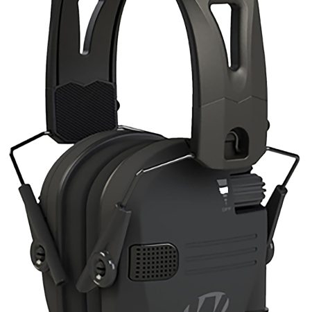 Walker's GWPRSEMRH RAZR Razor Tacti-Grip 23 dB Over the Head Black Polymer