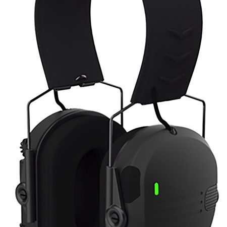 Walker's GWPRSEMRC Razor Rechargeable Electronic Muff 21 dB Over the Head Black Polymer