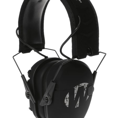 Walker's GWPRSEMFS Razor Slim Electronic Freedom Muff 23 dB Over the Head Black w/Distressed Walker's Logo Polymer