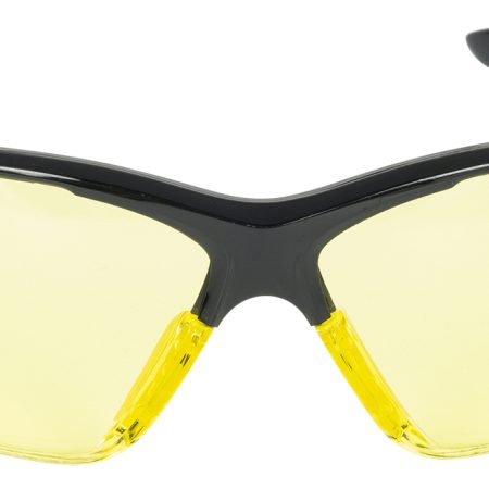 Walker's GWPIKNOF1AMB Ballistic Eyewear IKON Tanker Adult Amber Lens Matte Black Frame