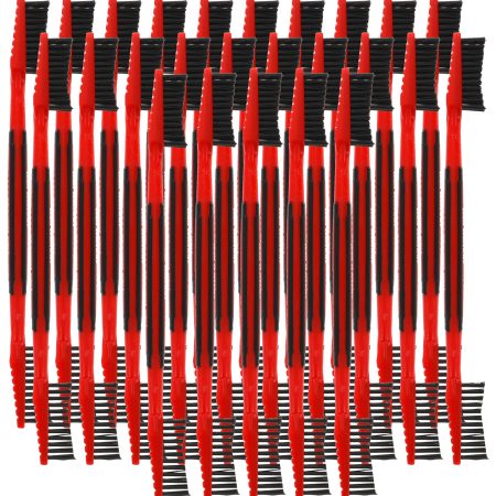 Birchwood Casey NYLBRSH2 Cleaning Brush  Plastic Nylon Bristles Double Ended Tip 25 Pack