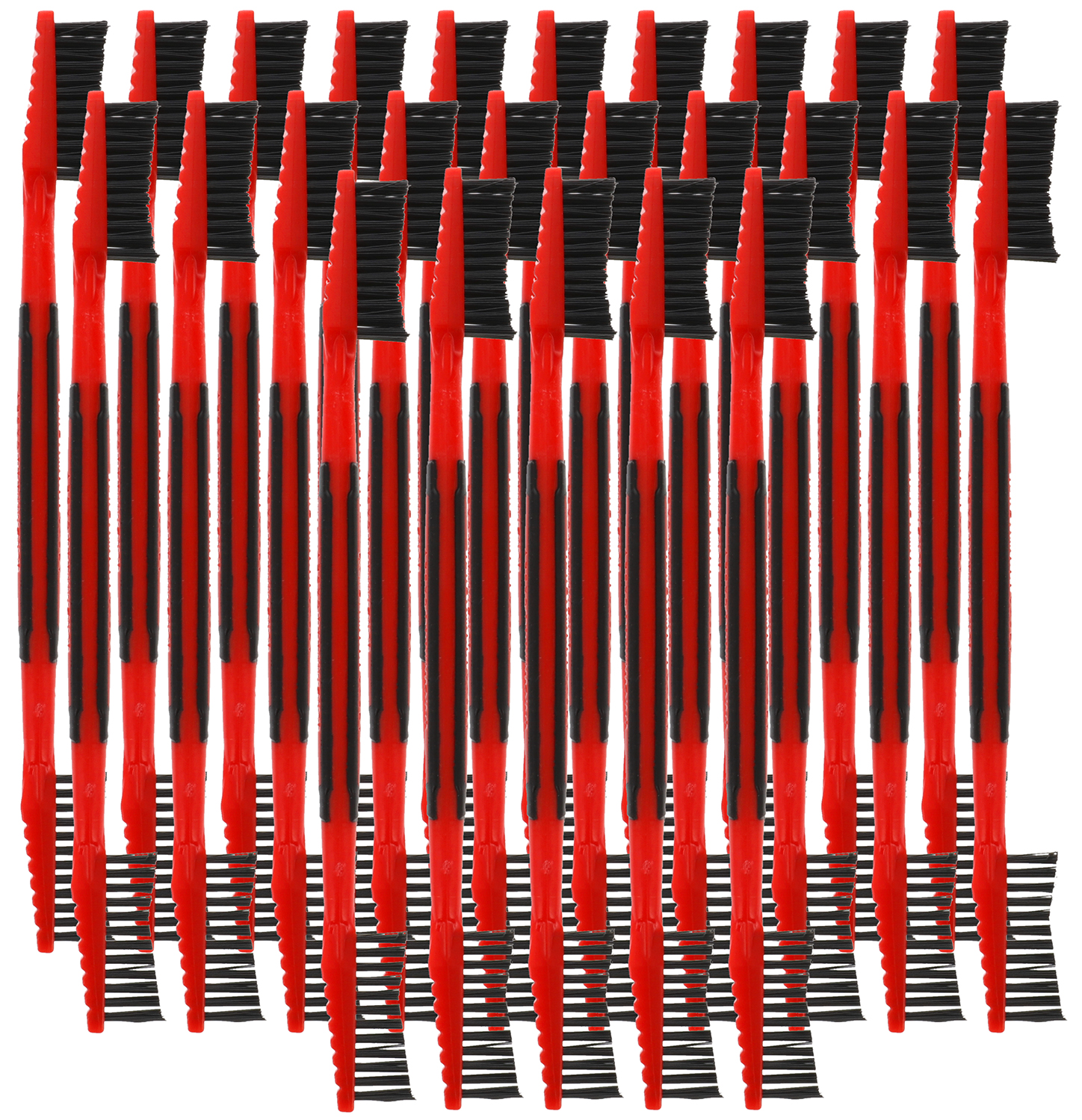 Birchwood Casey NYLBRSH2 Cleaning Brush Plastic Nylon Bristles Double Ended Tip 25 Pack