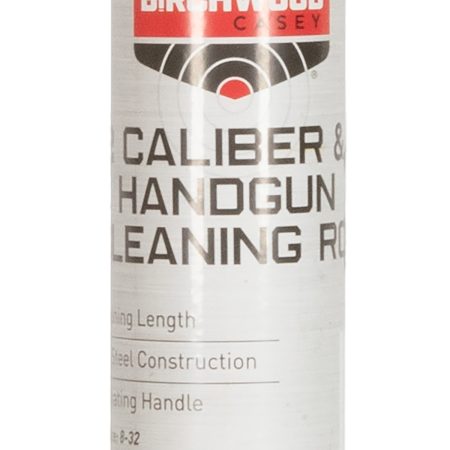 Birchwood Casey 41409 Cleaning Rod Steel 22 Cal Handgun Firearm 12" Long Includes Reusable Storage Tube