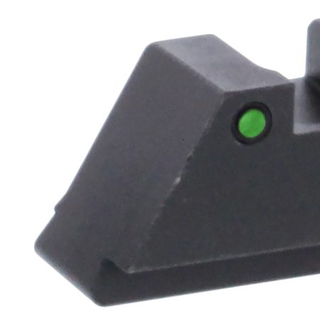AmeriGlo GL252 Optic Compatible Sight Set for Glock  XL Tall Green Tritium LumiGreen Outline Front Sight-Green Tritium Black Outline Rear Sight