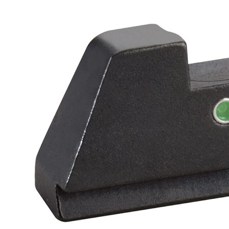 AmeriGlo GL391 Optic Compatible Sight Set for Glock  XL Tall Green Tritium LumiGreen Outline Front Sight-Green Tritium  Rear Sight