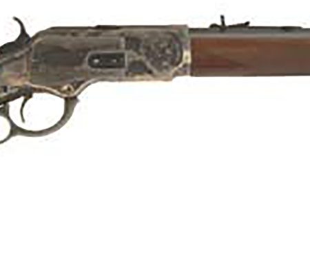 Cimarron CA2010G35 1873 Saddle Full Size 38 Special 357 Mag 10+1, 18" Blued Octagon Steel Barrel, Color Case Hardened Steel Receiver, Fixed Checkered Walnut Stock, Right Hand