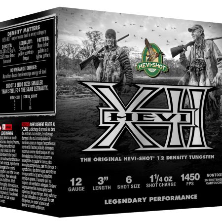 HEVI-Shot HS53306 HEVI-XII  12Gauge 3" 1 1/4oz Tungsten 6Shot 25 Per Box/10 Case