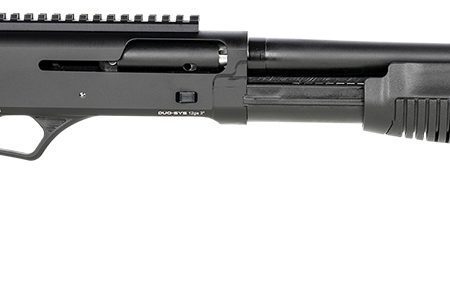 SDS Imports DSF12 Duo-Sys Force 12 Gauge Pump/Semi-Auto Hybrid 3" 5+1 19" Barrel, Black Steel Receiver, Synthetic Fixed Stock w/Pistol Grip Includes 3 Chokes
