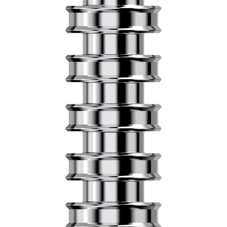 Real Avid AVBMJAG45 Bore-Max Speed Jag 45 Cal Pistol Firearm Nickel-Plated Includes 25 Speed Patches