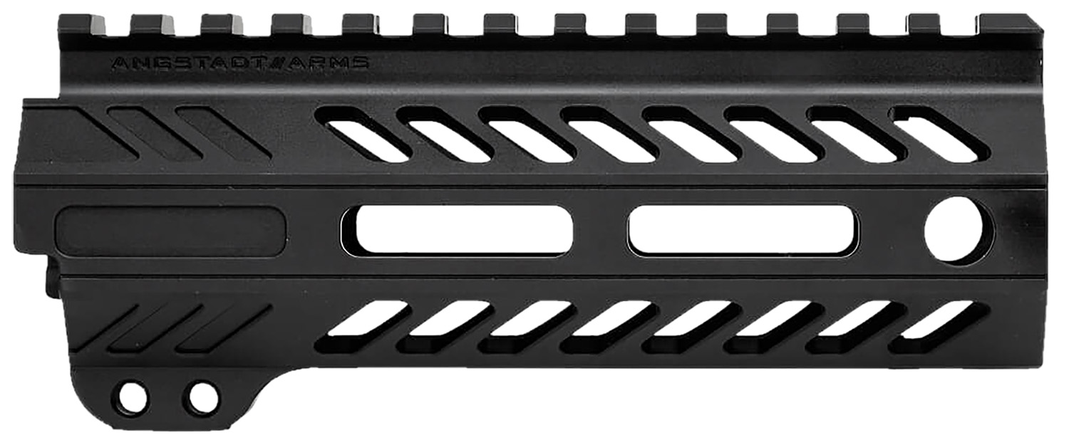 Angstadt Arms AA055HGMLT Ultra Light Handguard made of Aluminum with Black Anodized Finish, M-LOK Style, Picatinny Rail & 5.50" OAL for AR-15 Includes Hardware