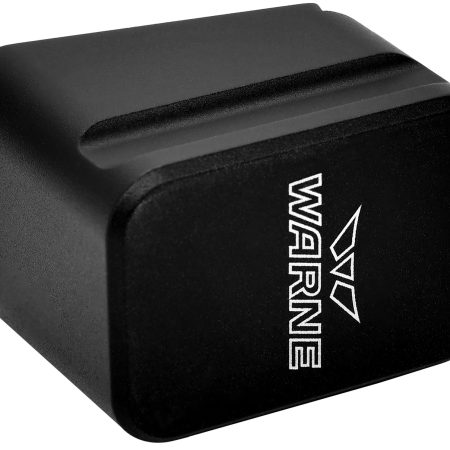 Warne 3126 Magazine Extension  made of 6061-T6 Aluminum with Hardcoat Anodized Black Finish for Glock 19, 23 Magazines (Adds 5rds 9mm Luger, 4rds 40 S&W)